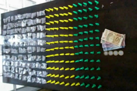 Polícia apreende mais de 200 porções de drogas no Jd. Primavera