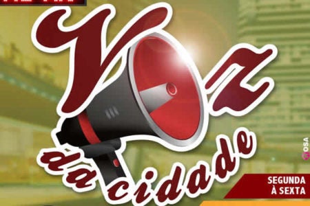 Programa a voz da cidade da rádio comunicativa FM 91,1 a rádio de Hortolândia.