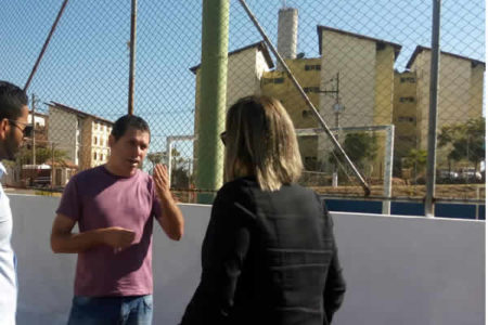 Associação Projeto Águia solicita apoio da Prefeitura para implantar iluminação na praça e quadra da CDHU-Vila São Pedro