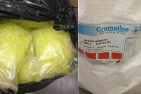 Policia captura procurado com produtos químicos e microtubos