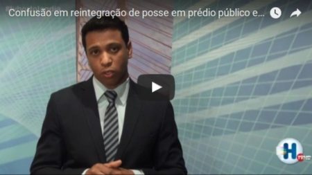 Confusão em reintegração de posse de prédio público em Hortolândia