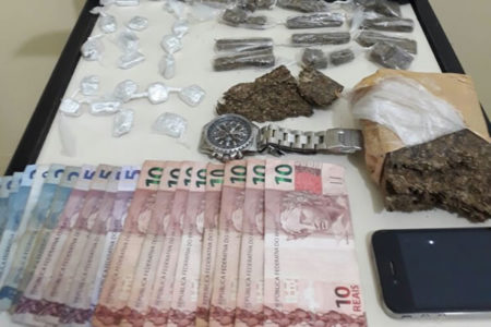 Dupla é presa com drogas no Santa Esmeralda em Hortolândia