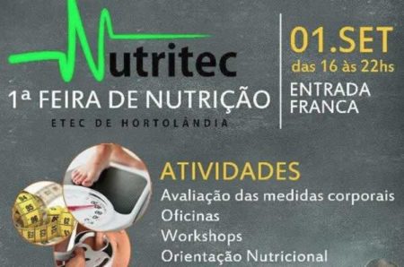 Etec Hortolândia realiza 1ª Feira de Nutrição