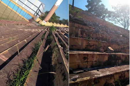 Internauta denuncia abandono de ginásio poliesportivo