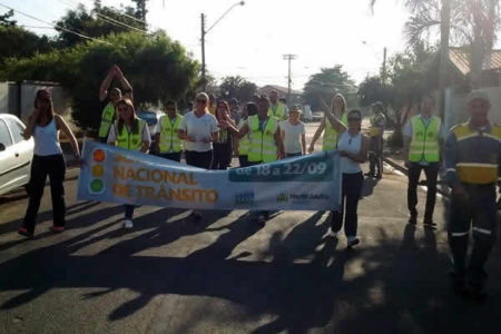 Caminhada marca Dia Mundial sem carro em Hortolândia