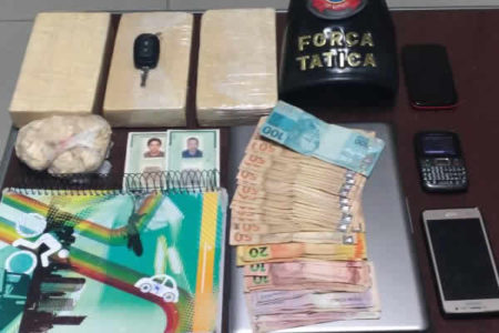 Policia prende dupla transportando drogas de Hortolândia para Piracicaba