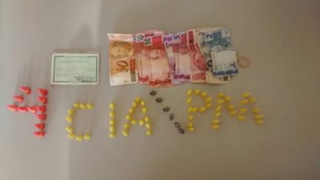 Indivíduo é preso com drogas no Jd Amanda