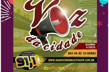 Voz da cidade completa um ano com ação social na cidade