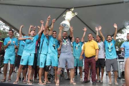 Moleque Travesso é campeão da 1ª divisão do Futebol Amador de Hortolândia																		Destaque
