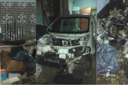 Policia acha desmanche no Jardim São Sebastião