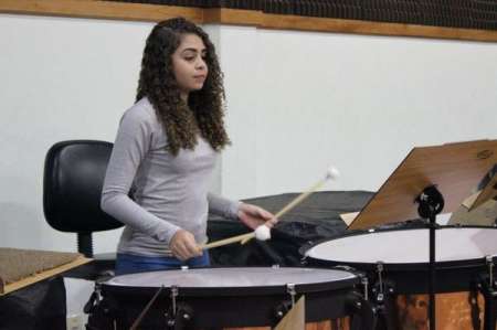 Alunos de saxofone, oboé e fagote e percussão passarão por teste neste fim de semana