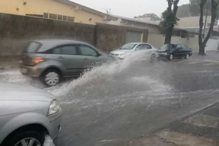Forte chuva atinge Hortolândia no fim da tarde dessa quinta (07)