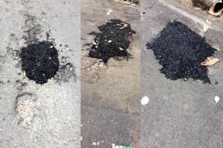 Morador reclama de qualidade da “operação tapa buracos”