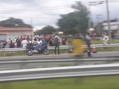 Acidente de moto com vítima fatal na SP-101