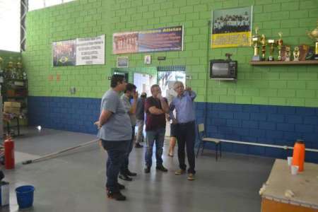 Prefeito acompanha reforma do Centro de Treinamento de Ginástica Artística