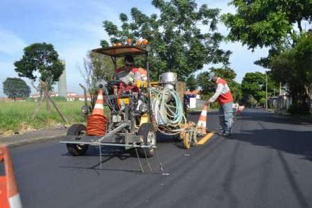 Ruas do Jd. Santa Clara II recebem sinalização