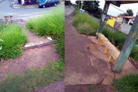 Moradores reclamam de mato alto em ruas do Malta