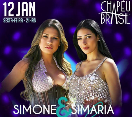 Simone & Simaria fazem show no Chapéu Brasil