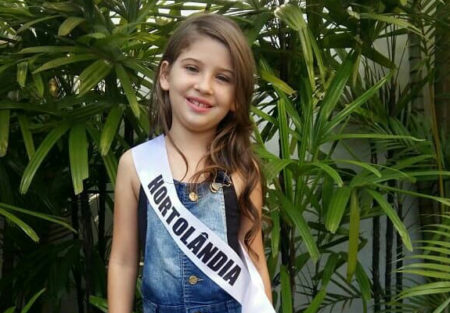 A hortolandense Gabriela vence seletiva Miss Infanto Juvenil e vai à São Paulo