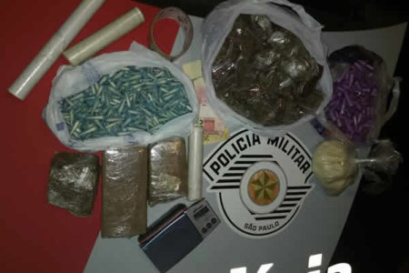 Um é preso com drogas no Amanda