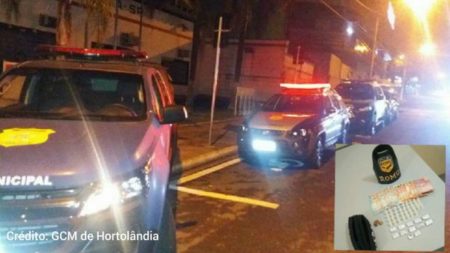 GCM prende traficantes e apreende porções de drogas em Hortolândia