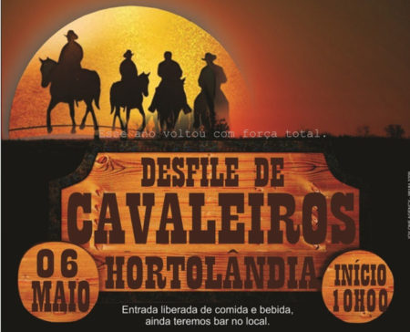 Desfile de Cavaleiros de Hortolândia acontece no dia 06/05