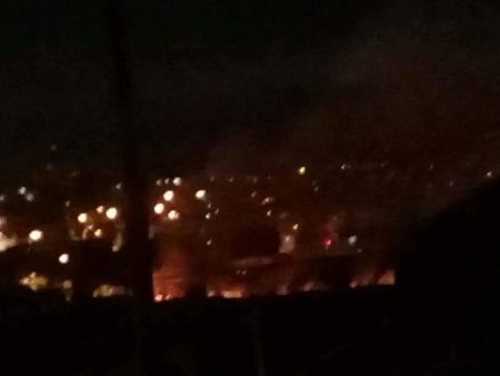 INCÊNDIO EM MATAGAL ASSUSTA MORADORES DO CENTRO DE HORTOLÂNDIA