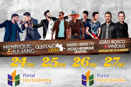 Começa hoje a 2ª semana da Festa do Peão de Hortolândia