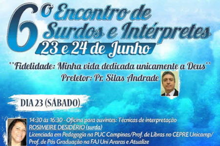 6º Encontro de Surdos e Interpretes em Hortolândia.