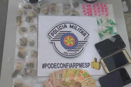 Dupla é presa com drogas no Amanda