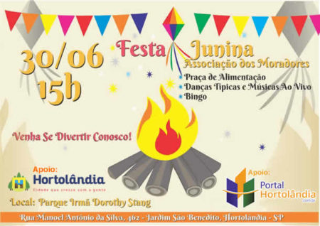 Festa Junina no Parque Irmã Dorothy