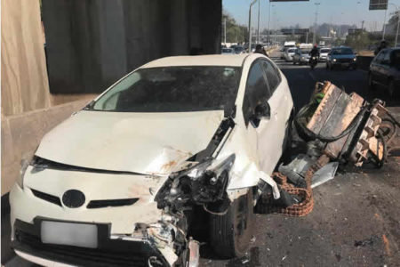 Ana Perugini sofreu um acidente na manhã de sábado