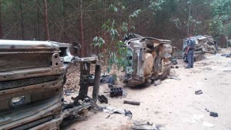 Desmanche de veículos é encontrado em Monte-Mor(SP)