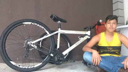 Jovem precisa de patrocinio para participar do 1ª Mountain Bike em Hortolândia