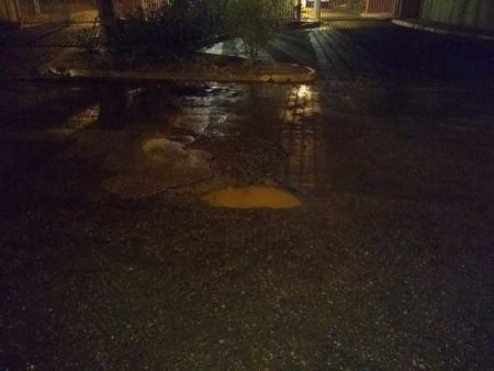 Professora passa momentos de pânico após pneu dianteiro estourar