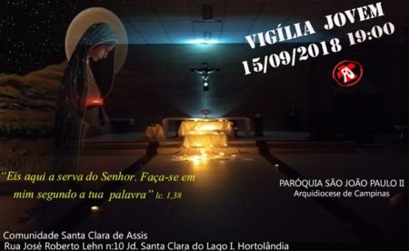 Paróquia São João Paulo II realiza Vigília Jovem