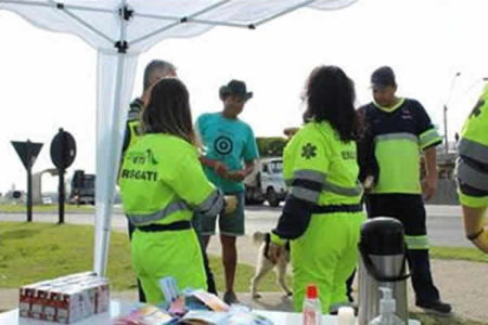 Projeto Abrace a vida pedestre, em Hortolândia