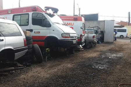 Samu tem desfalque de 3 ambulâncias por falta de pagamento