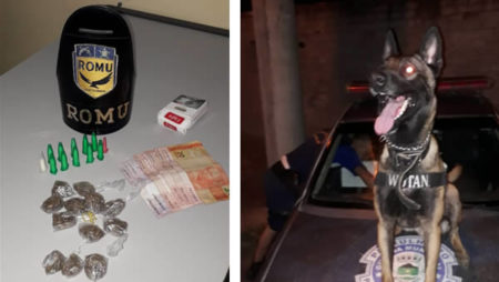 Mulher é detida no Jardim Amanda por tráfico de drogas