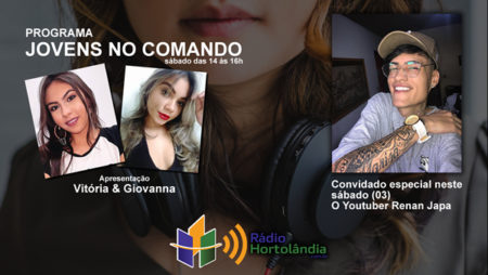 Programa Jovens no Comando recebe o Youtuber Renan Japa