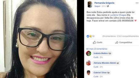 Mulher desaparece após ser abordada por carro no Jardim N. S. Auxiliadora