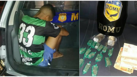 ROMU prende mais um traficante no Jardim Novo Ângulo