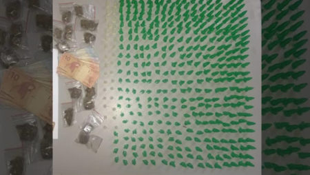 Dois são presos por tráfico de drogas no Jd Minda