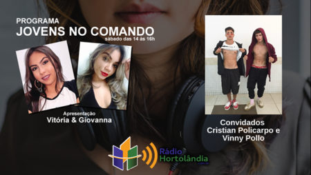 Cristian Policarpo e Vinny Pollo no Jovens no Comando