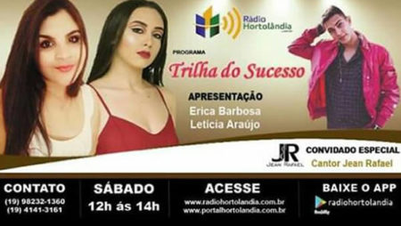 Programa Trilha do Sucesso recebe o cantor sertanejo Jean Rafael