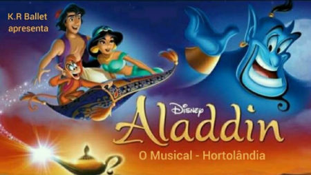 Aladdin o Musical acontecerá no início de dezembro em Hortolândia