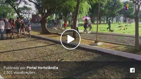 Cemitério Parque Hortolândia reúne multidão neste feriado