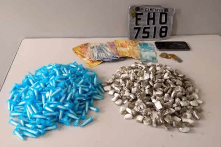 Menor é apreendido com drogas no Amanda