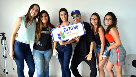 Programa Jovens no Comanda com a participação de Renan Japa e Amanda Ferreira