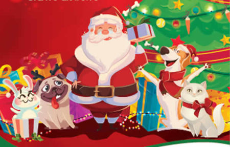 Universo pet inspira o Natal do Shopping Parque das Bandeiras